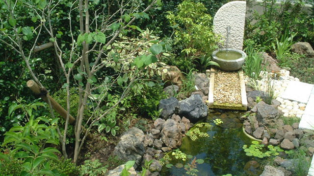 水のある庭01