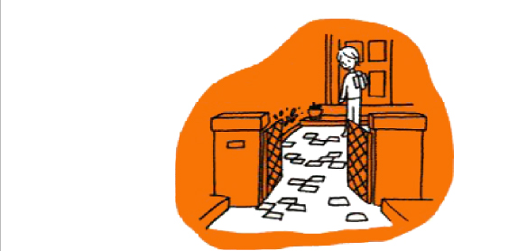 アプローチにはレンガをきちんと敷きつめたい