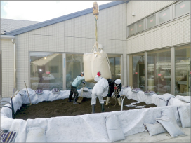 メディック3F屋上に日本庭園ができました