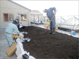 メディック3F屋上に日本庭園ができました