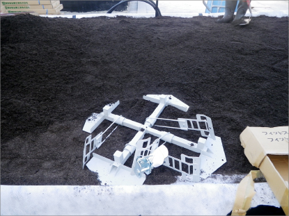 メディック3F屋上に日本庭園ができました