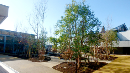 文部科学省・スーパーエコスクール実証事業認定校舎の新築工事