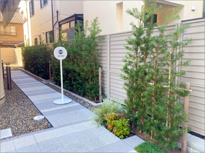 ホーユーヘアカラーミュージアム 外構植栽工事