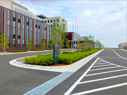 西濃厚生病院新築に伴う 外構植栽工事