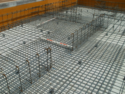 2-2基礎の鉄筋組