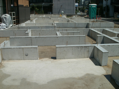 2-5基礎コンクリート打上り