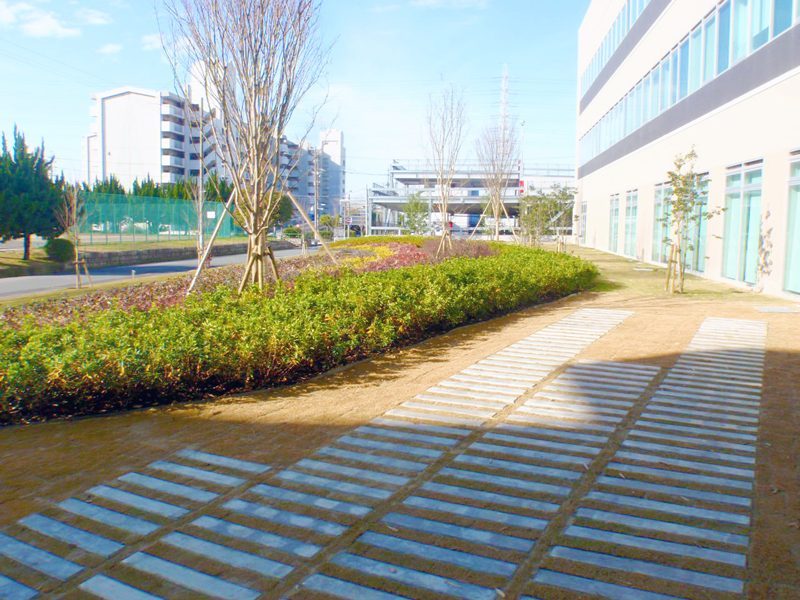 社会医療法人大型病院の植栽環境整備工事