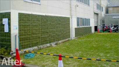 「みどりの助成金」を利用した工場緑化