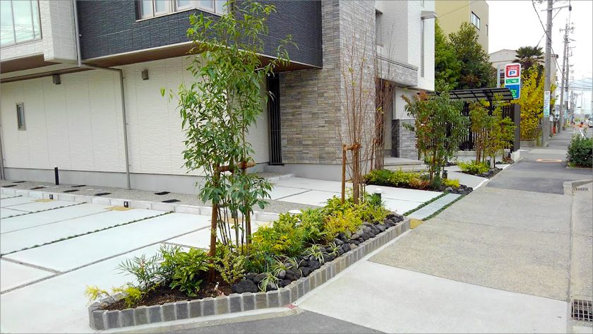 積水ハウス㈱名古屋西シャーメゾン支店ご発注港区外構工事