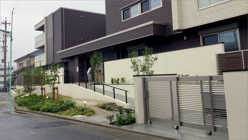 積水ハウス㈱名古屋西シャーメゾン支店ご発注中川区外構工事