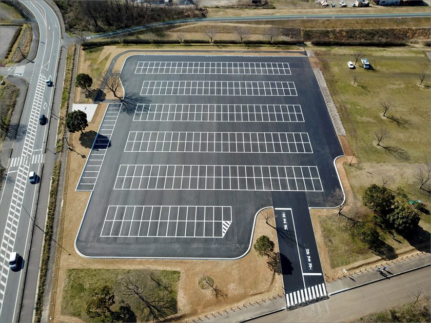 国営木曽三川公園内 河川環境楽園の駐車場整備工事