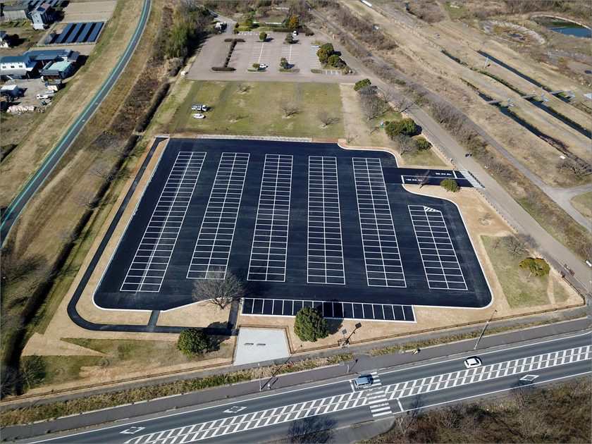 国営木曽三川公園内 河川環境楽園の駐車場整備工事