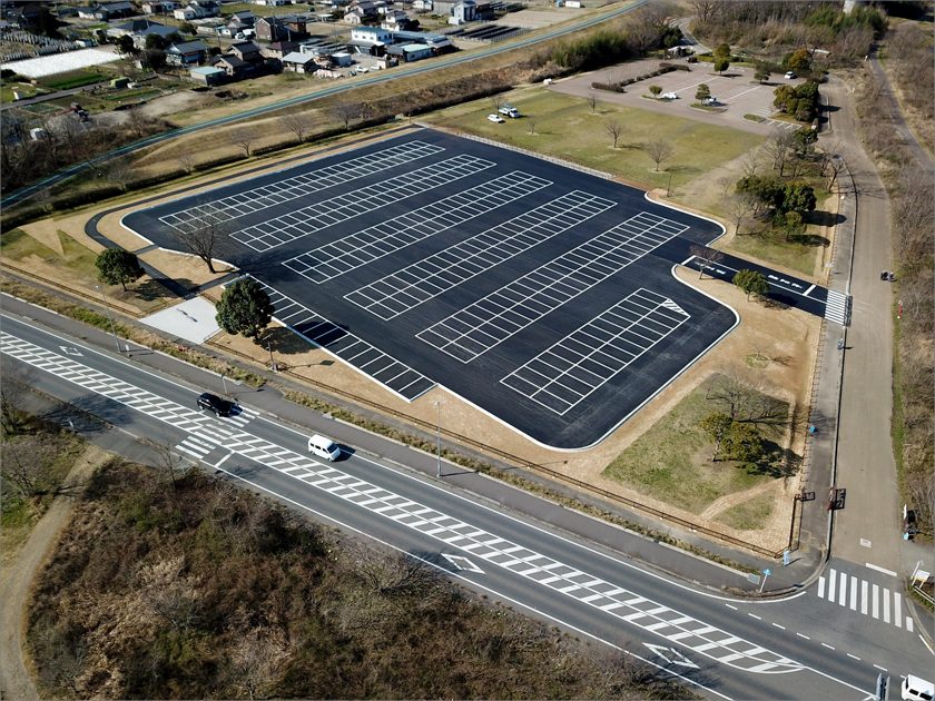 国営木曽三川公園内 河川環境楽園の駐車場整備工事