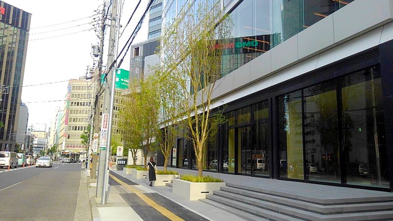 名駅ダイヤメイテツビル 外構植栽工事