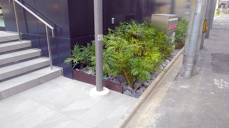 名駅ダイヤメイテツビル 外構植栽工事