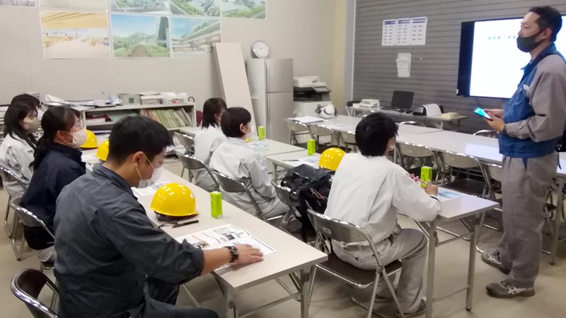岐阜県立岐阜農林高校 岐阜新庁舎建築工事現場見学・体験