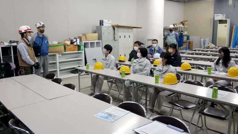 岐阜県立岐阜農林高校 岐阜新庁舎建築工事現場見学・体験