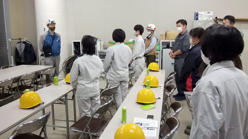 岐阜県立岐阜農林高校 岐阜新庁舎建築工事現場見学・体験