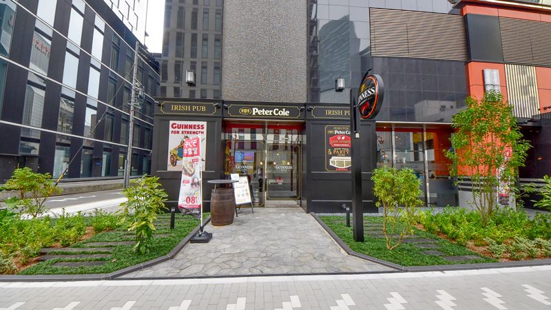 アパホテル名古屋駅前 中庭と外構植栽工事