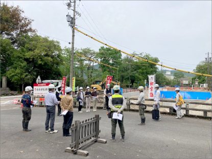 岐阜県立国際園芸アカデミー 岐阜公園修景工事現場見学