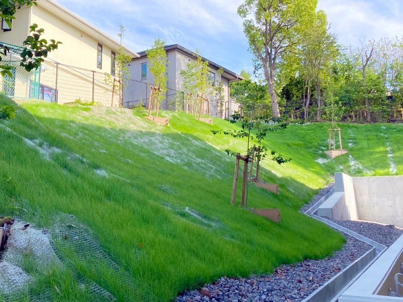 名古屋市千種区東山 外構植栽工事