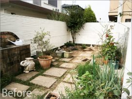 名東区 I様邸 庭園植栽工事