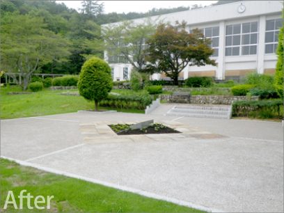 聖マリア女学院 散策路植栽工事