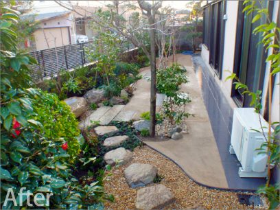 一宮市 T様邸 庭園植栽工事