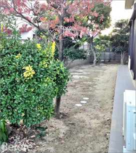 一宮市 T様邸 庭園植栽工事