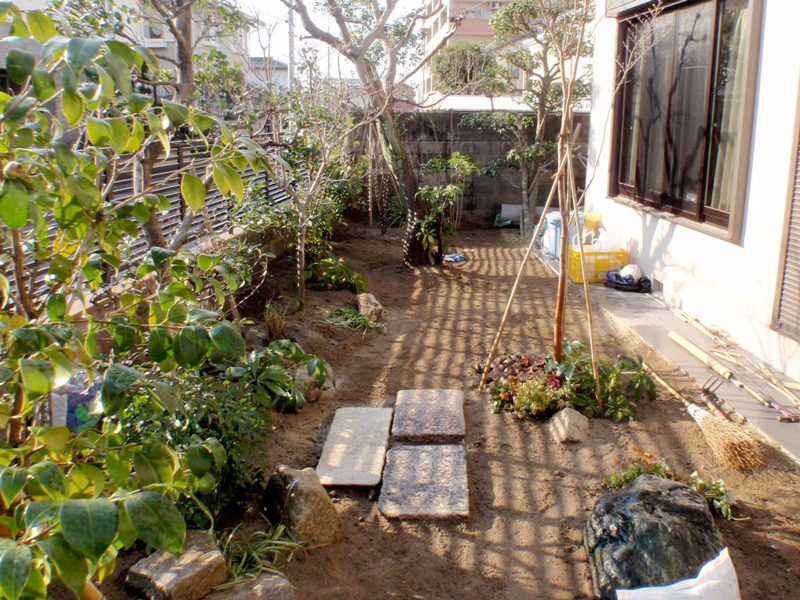一宮市 T様邸 庭園植栽工事