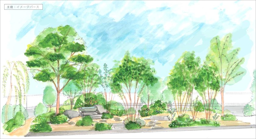 一宮市 T様邸 庭園植栽工事