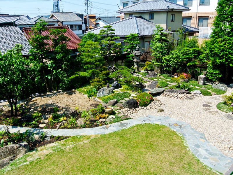 名古屋市千種区 M様邸 庭園植栽工事