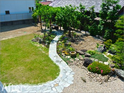 名古屋市千種区 M様邸 庭園植栽工事