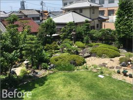 名古屋市千種区 M様邸 庭園植栽工事