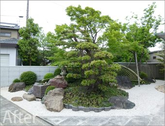大垣市内 U様のお庭を「リガーデン」