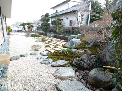 岐阜市内 W様のお庭を「リガーデン」