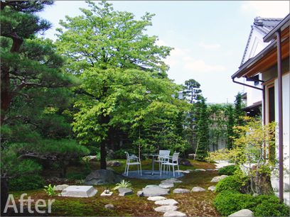 岐阜市 H様のお庭を「リガーデン」