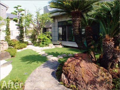 北区 T様邸 庭園植栽工事