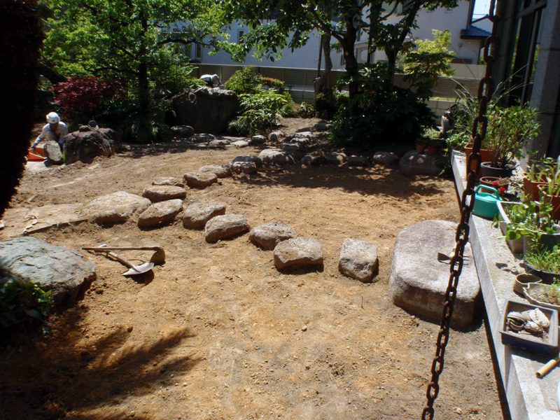 北区 T様邸 庭園植栽工事