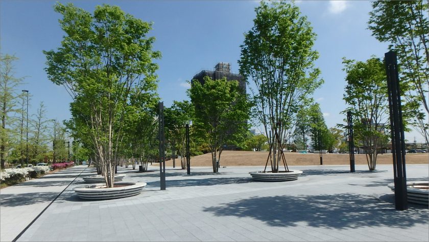 岐阜県庁前に「ぎふ結のもり」公園が完成の画像