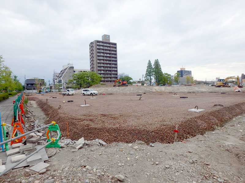 岐阜県庁前に「ぎふ結のもり」公園が完成