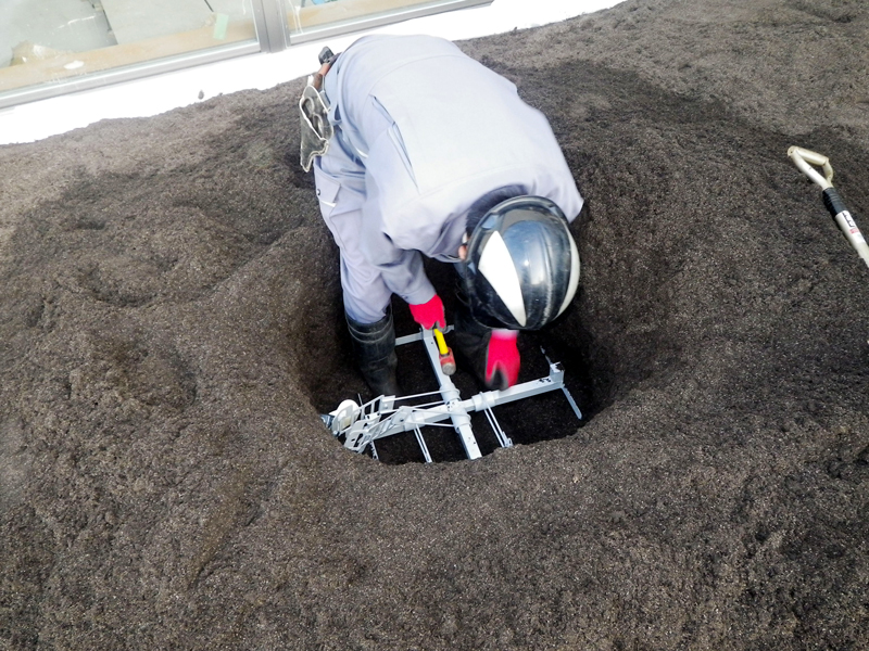 メディック3F屋上に日本庭園ができました