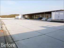 リハビリテーション病院屋上庭園