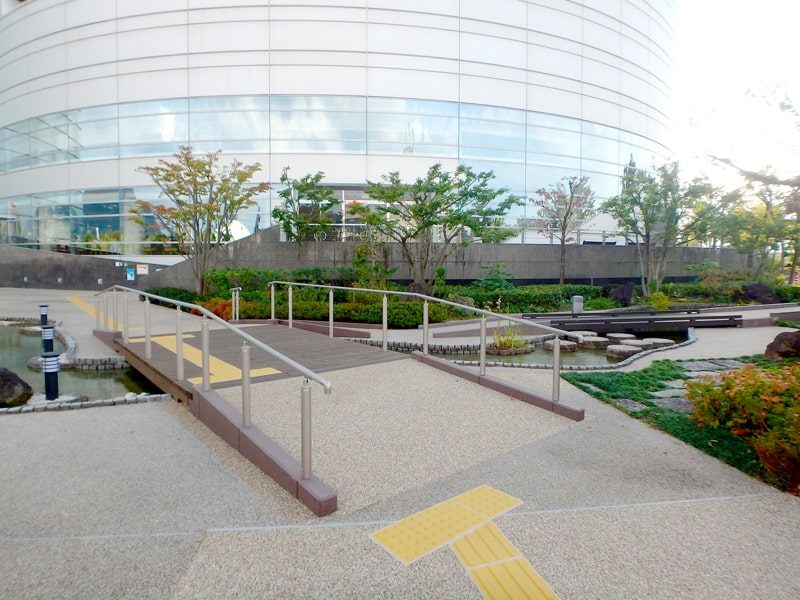 清流デッキ開通式 29年度庭園等植栽工事