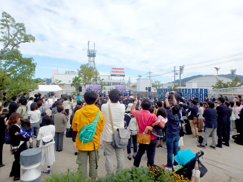清流デッキ開通式 29年度庭園等植栽工事