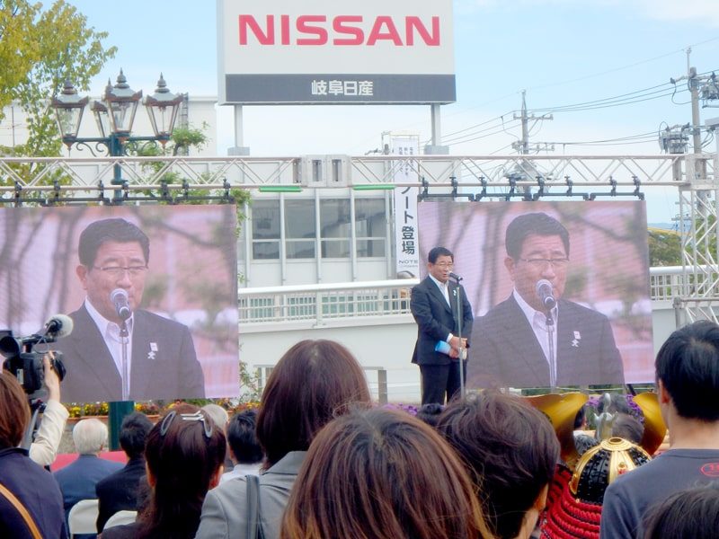 清流デッキ開通式 29年度庭園等植栽工事