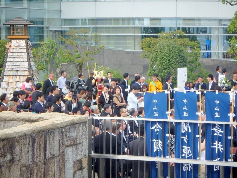 清流デッキ開通式 29年度庭園等植栽工事