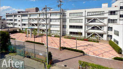 済美高等学校100周年記念事業庭園植栽工事
