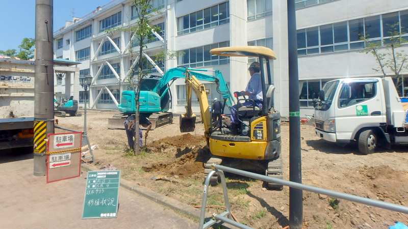 済美高等学校100周年記念事業庭園植栽工事
