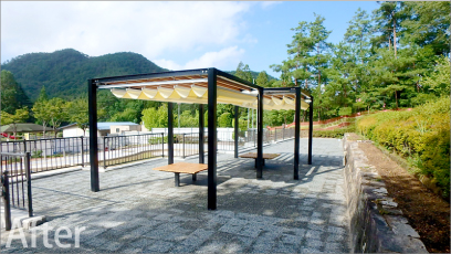 県営各務原公園水あそび広場 親水広場の植栽工事